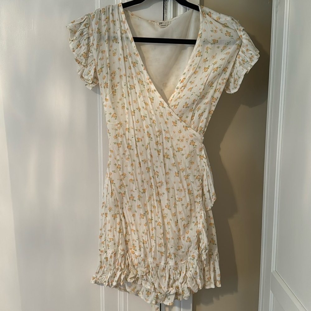 Billabong floral wrap dress
